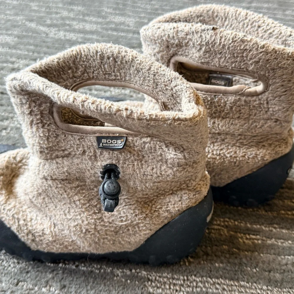 Bogs B-Moc tan fleece waterproof winter boot